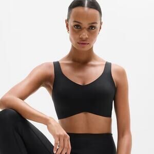 Athleta Stride Lite Sports Bra Black 36DD 768274 NEW